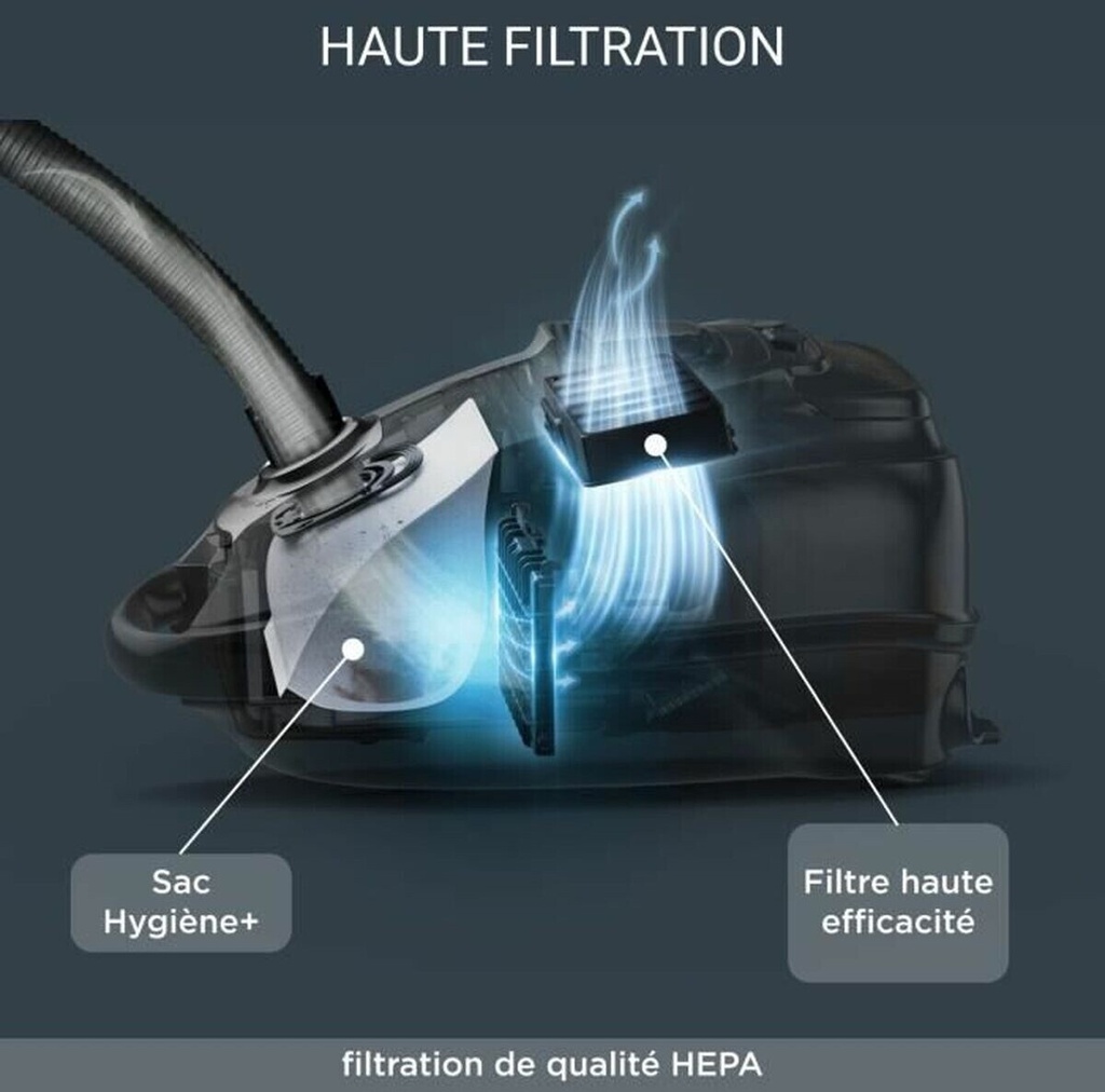 Aspirateur Silence Force 57DB
