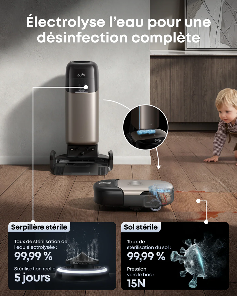 eufy Robot aspirateur laveur Omni S2
