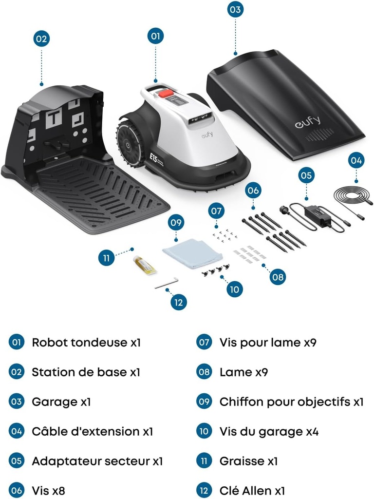 Robot Tondeuse E15 Solo