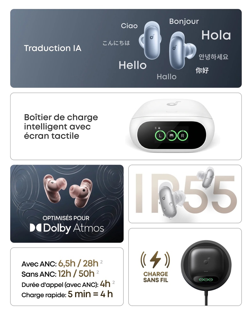liberty 5 pro-black / Écouteurs