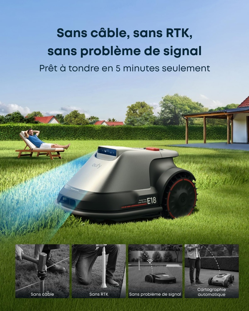 eufy Robot Tondeuse E18