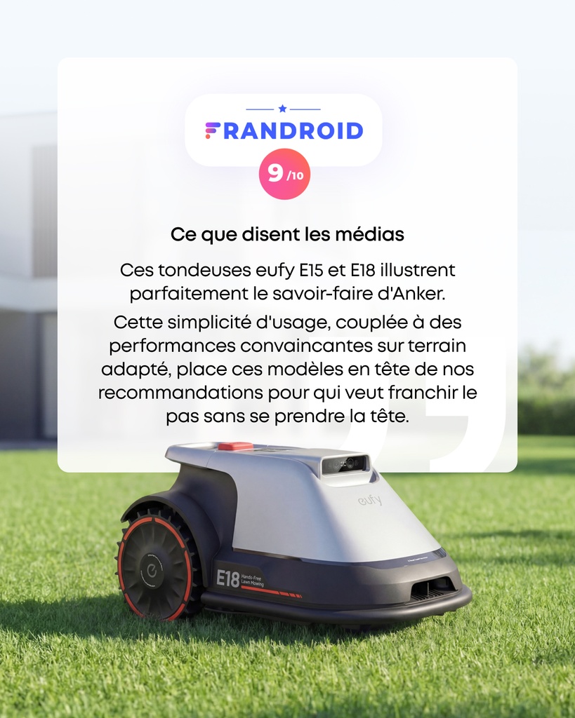 eufy Robot Tondeuse E18