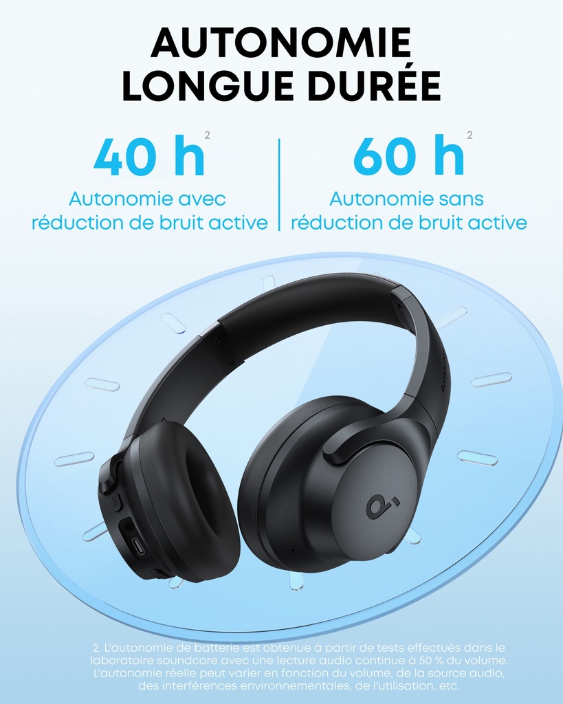 Q20i | Casque hybride à réduction active du bruit