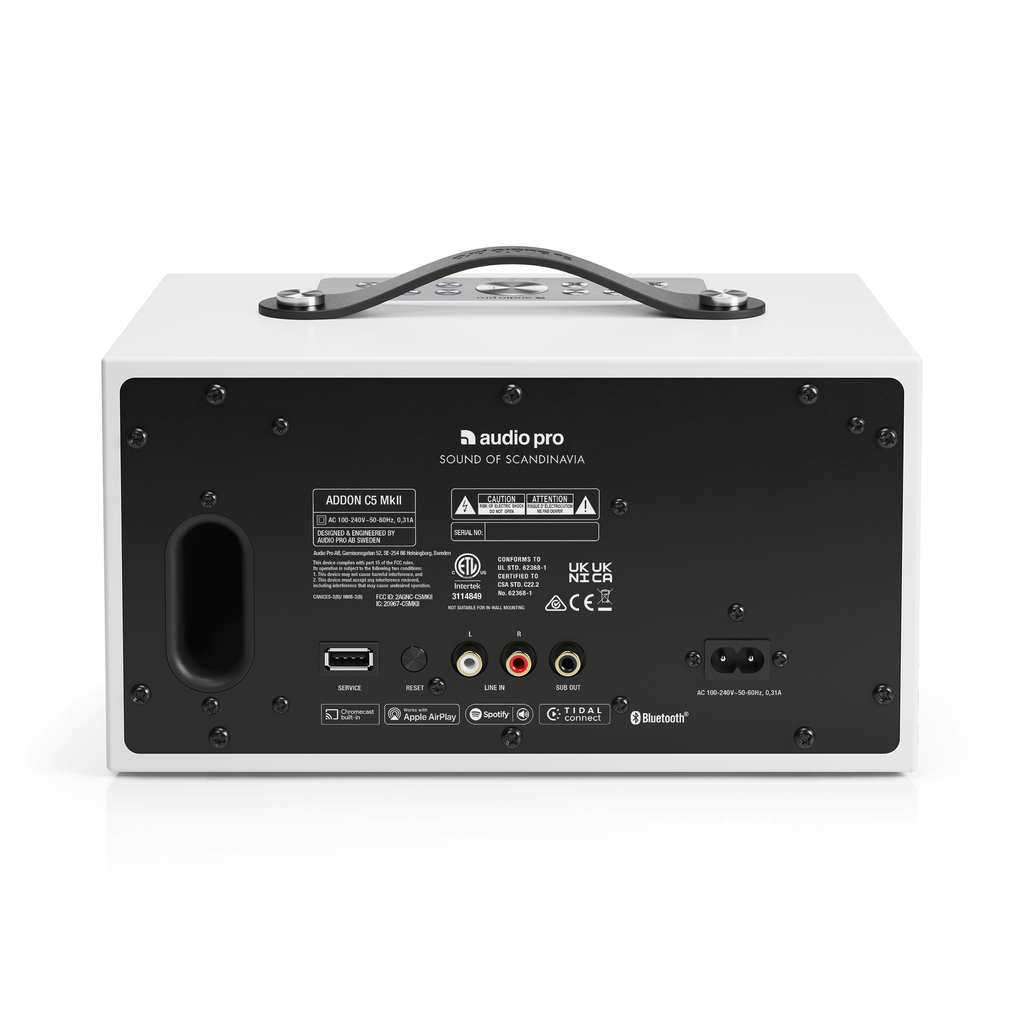 C5 MkII Enceinte multiroom Sans fil Wifi AirPlay2 - Google Bluetooth