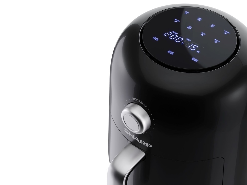 Friteuse à air 4L avec commande semi numerique Noir