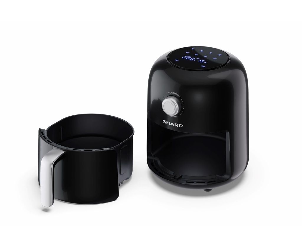 Friteuse à air 4L avec commande semi numerique Noir
