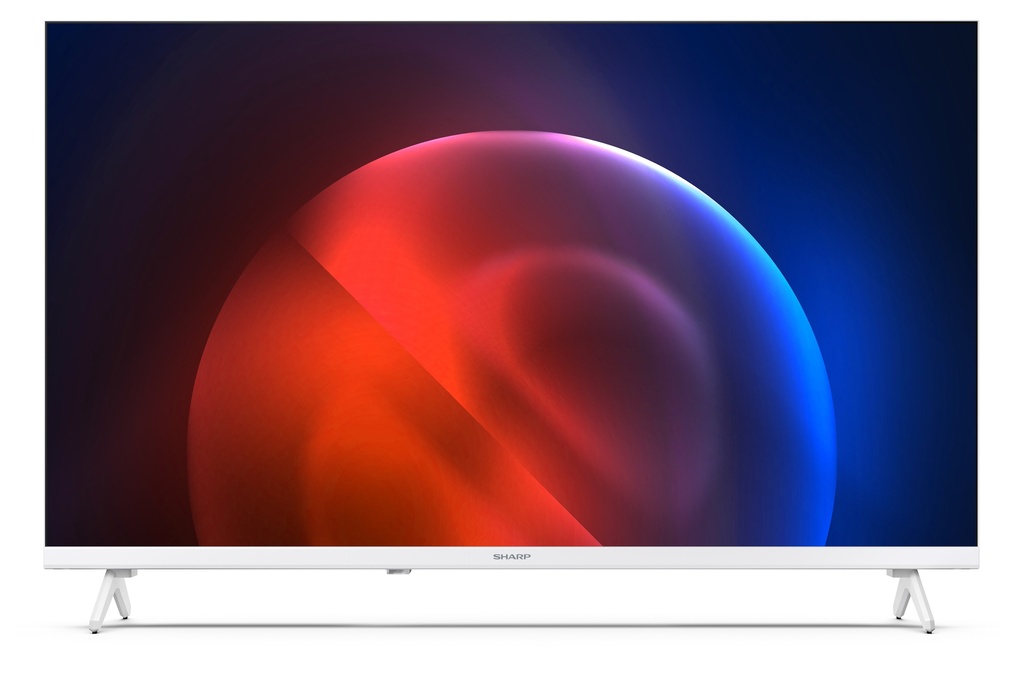TV 32'' Android TV HDR Blanc Frameless