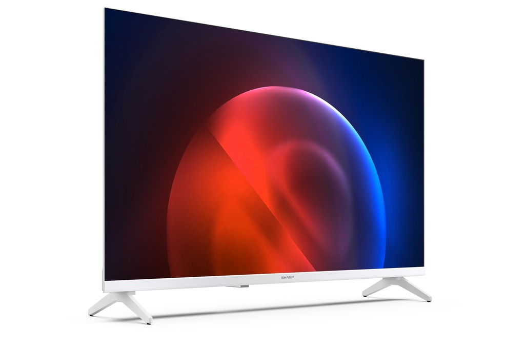 TV 32'' Android TV HDR Blanc Frameless