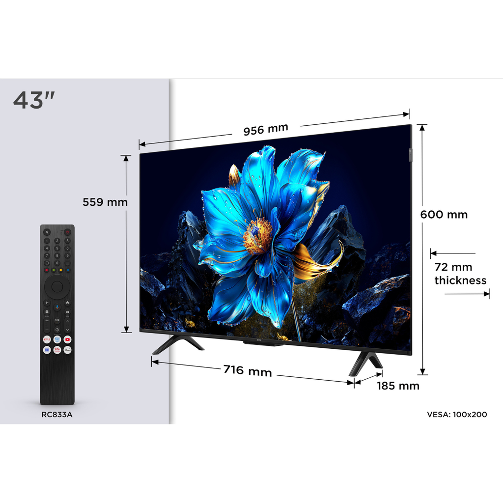TV Qled UHD Google TV Serie P79K