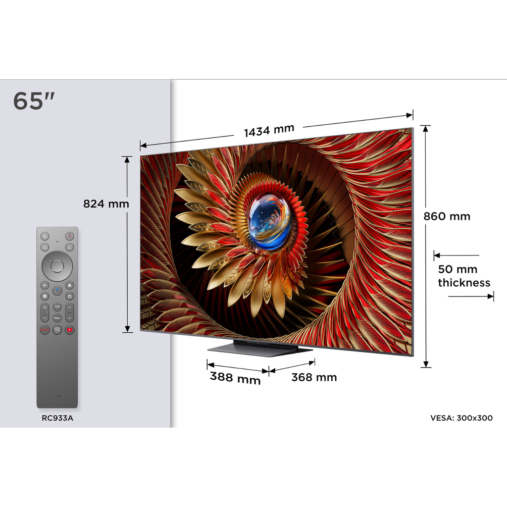 TV Mini Led 144Hz GoogleTv Série C8K