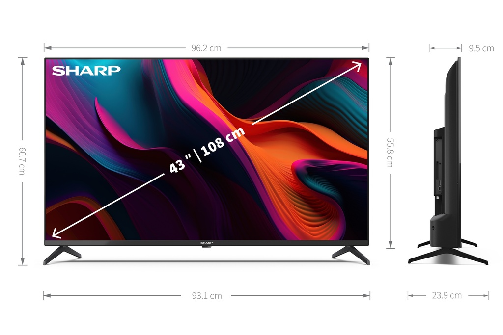 TV UHD 4K Google TV Frameless - GL4260E