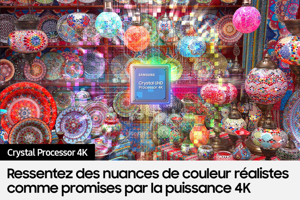 TV 55'' Crystal UHD 4K