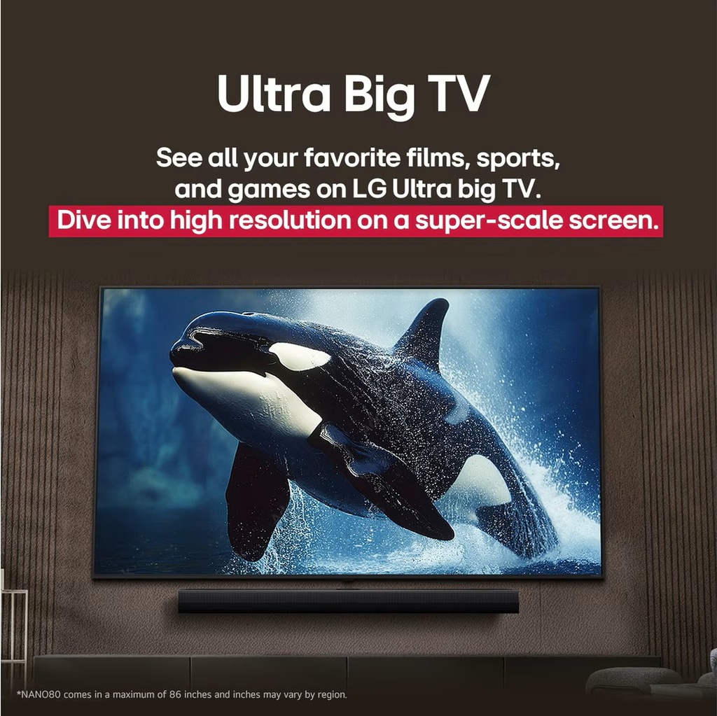 TV 4K NANOCELL Gamme NANO81A