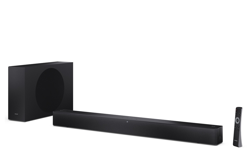 Barre de son Dolby Atmos 2.1 avec caisson de basse