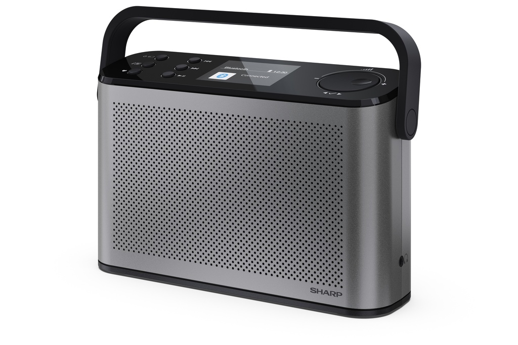 OSAKA Radio numérique portable stéréo - Gris orage