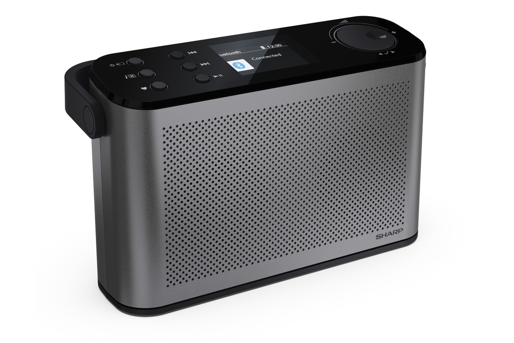 OSAKA Radio numérique portable stéréo - Gris orage