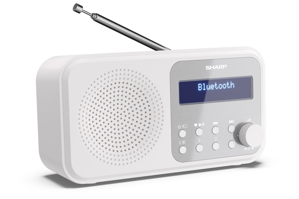 Radio numérique portable TOKYO – Snowy White