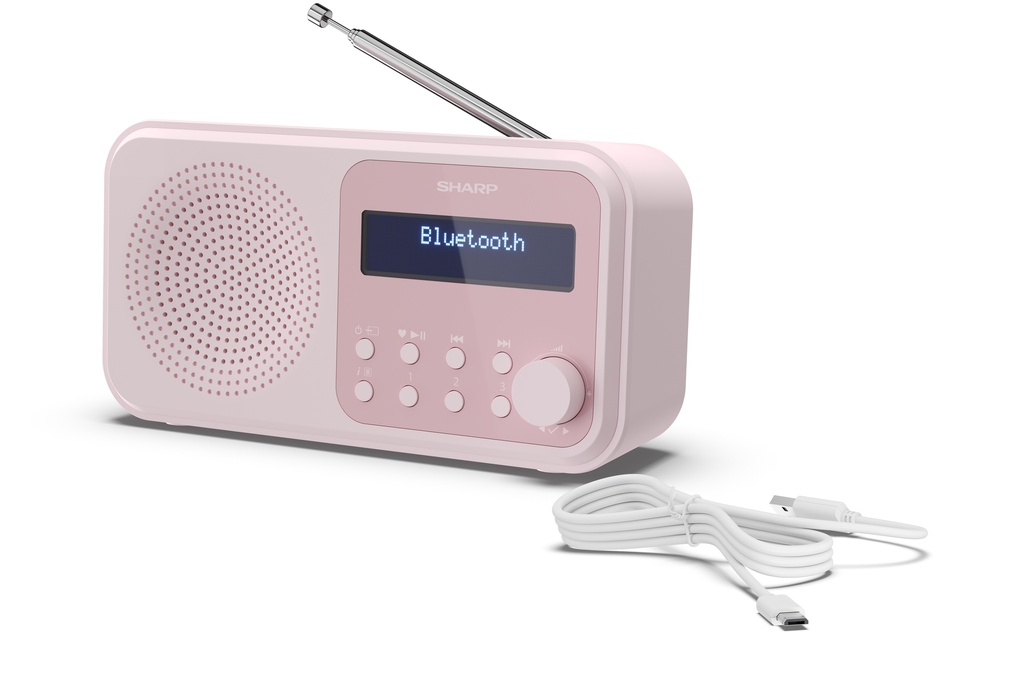 Radio numérique portable TOKYO – Blossom Pink