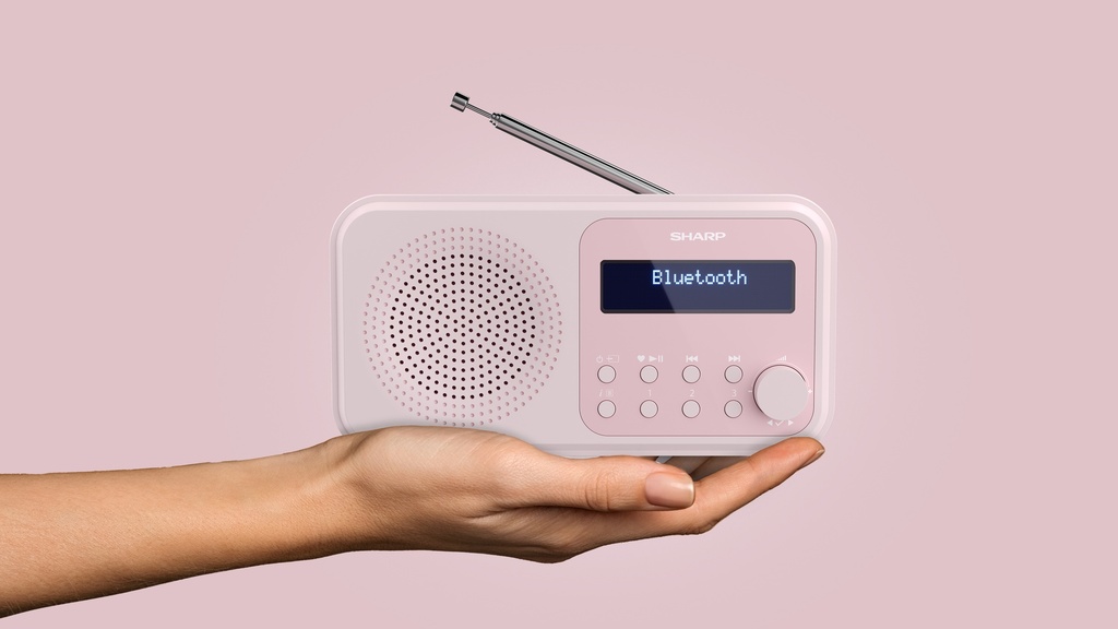 Radio numérique portable TOKYO – Blossom Pink