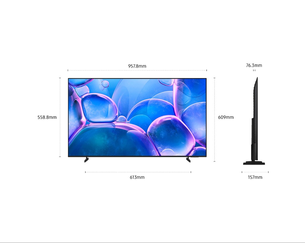 TV 4K Crystal UHD 2025 Gamme U7005F