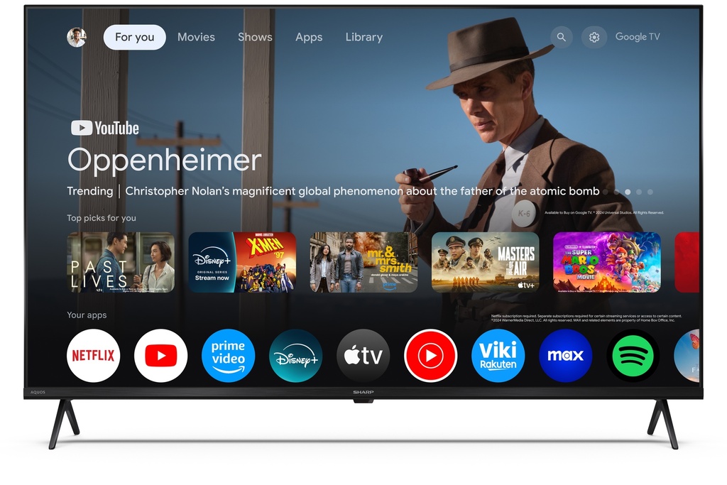 TV 4K UHD Qled Google TV Gamme HP5265E