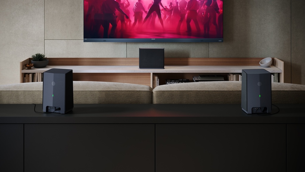 AQUOS Wireless Surround : Haut-parleurs arrière