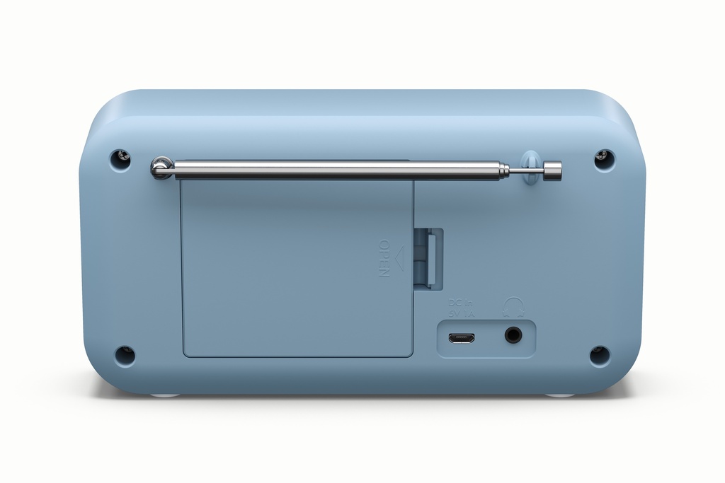 Radio numérique portable TOKYO – Steel Blue