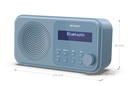 Radio numérique portable TOKYO – Steel Blue