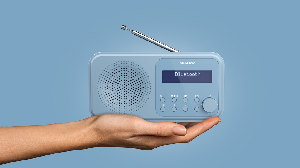Radio numérique portable TOKYO – Steel Blue