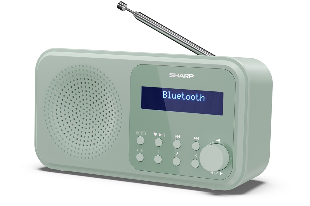 Radio numérique portable TOKYO – Aquamarine Green