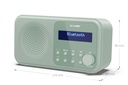 Radio numérique portable TOKYO – Aquamarine Green