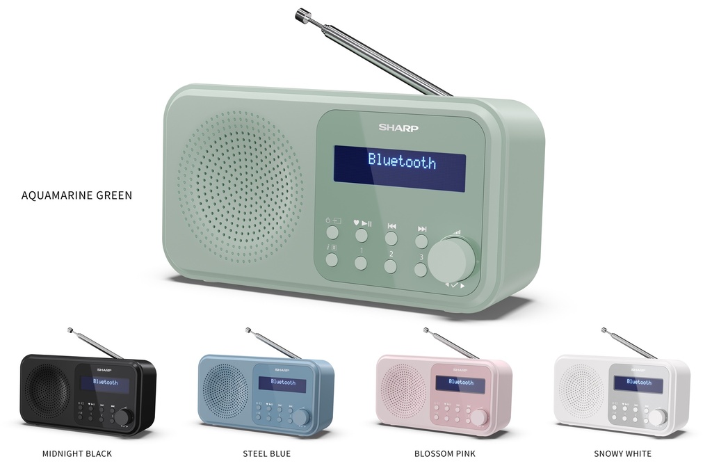 Radio numérique portable TOKYO – Aquamarine Green