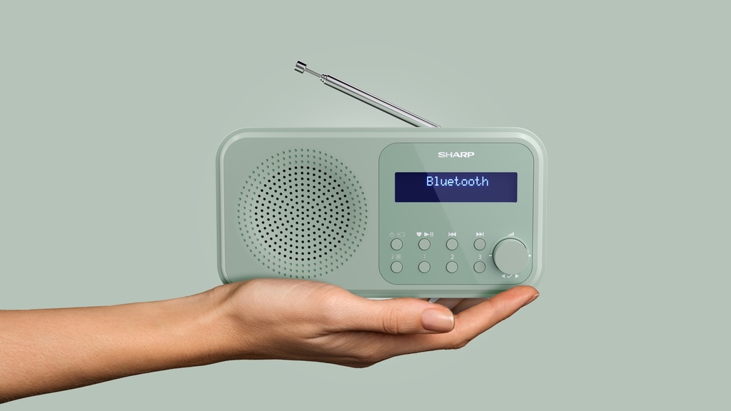 Radio numérique portable TOKYO – Aquamarine Green