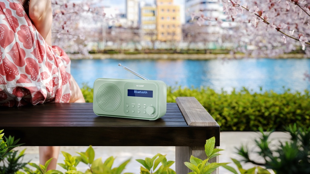 Radio numérique portable TOKYO – Aquamarine Green