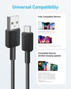 Anker 322 Cable USB-A vers USB-C (design tressé et recyclé)