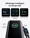 PowerBank Anker (25K, 165 W, câble intégré + câble rétractable)