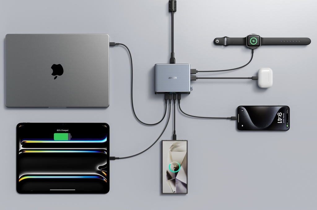 Chargeur Anker Prime (250 W, 6 ports, GaNPrime)
