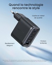 Chargeur Anker (70 W, 3 ports) black
