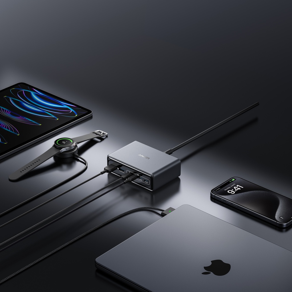 Chargeur Anker Prime (200 W, 6 ports, GaN)