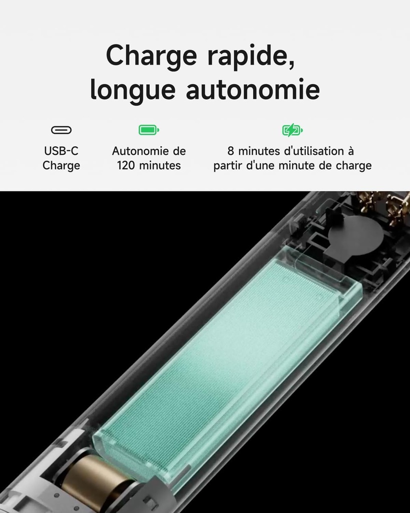 Rasoir électrique T1 Pro à 1 lame avec moteur linéaire