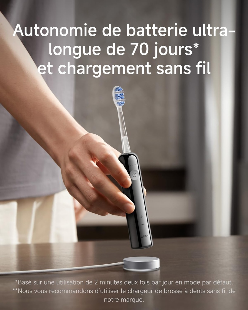 Wave Pro Polish & Transparent - Brosse à dents électrique