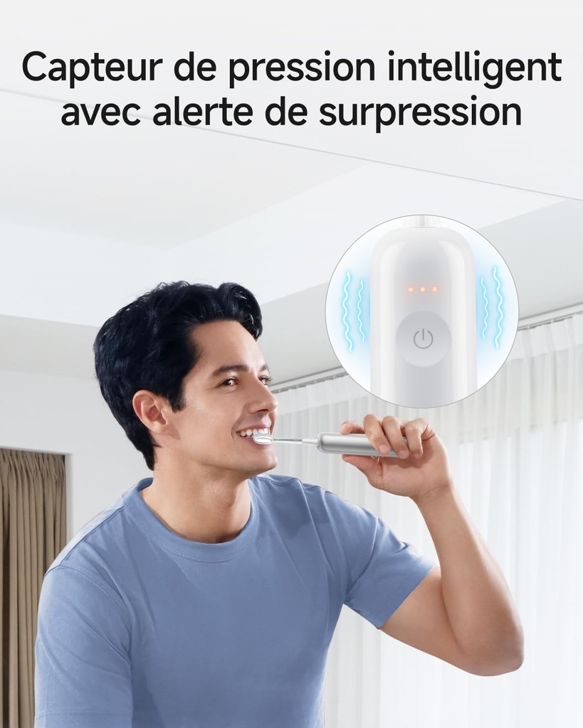Wave Pro Alu Brossé - Brosse à dents électrique