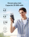 Anker batterie PowerBank 20K(30 W, câble USB-C intégré)
