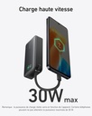 Batterie ANKER 10K (30 W, câble USB-C intégré)