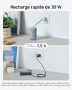 Batterie ANKER 10K (30 W, câble USB-C intégré)