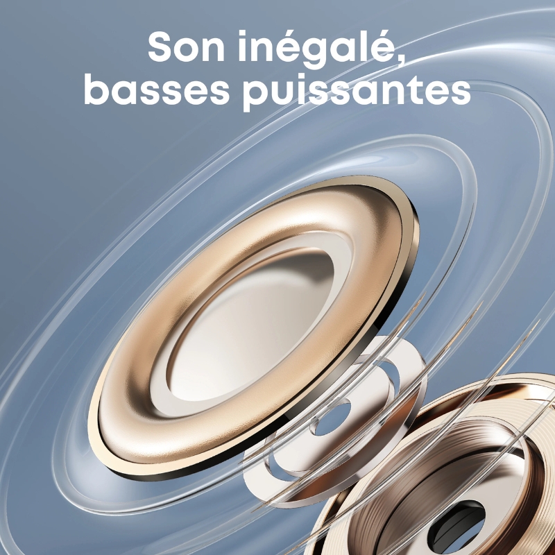 AeroClip-Black| Écouteurs oreilles libres à clip