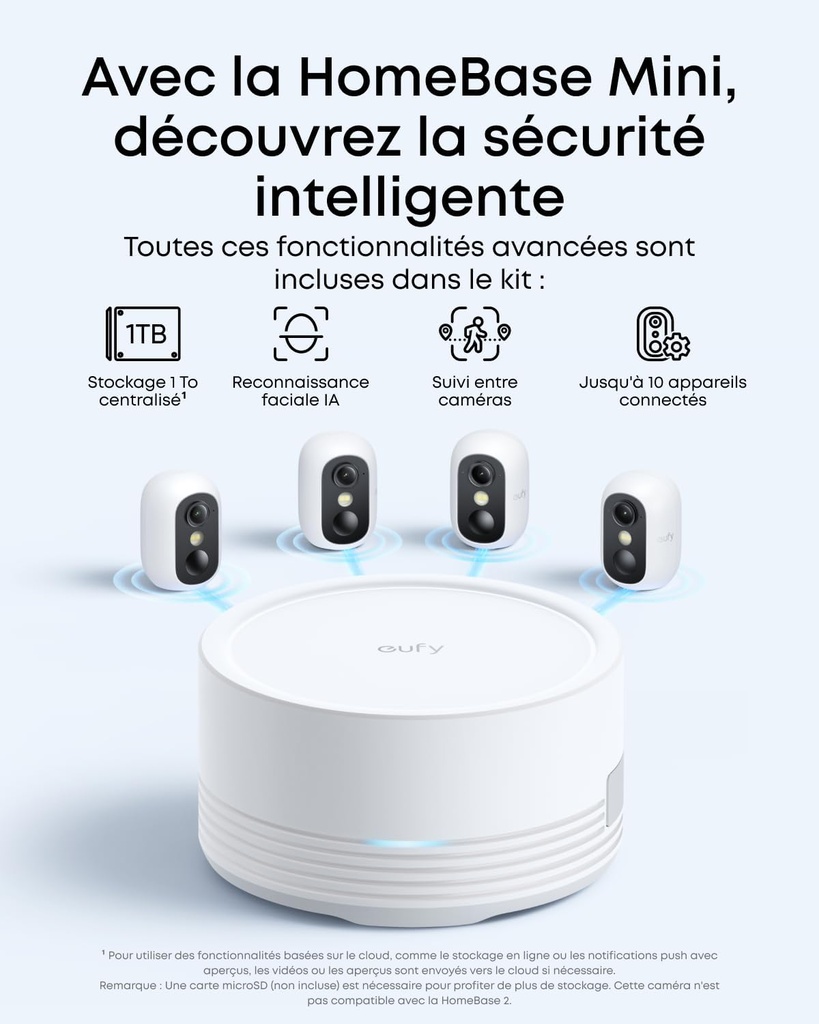 eufyCam C35 Kit de 4 caméras white