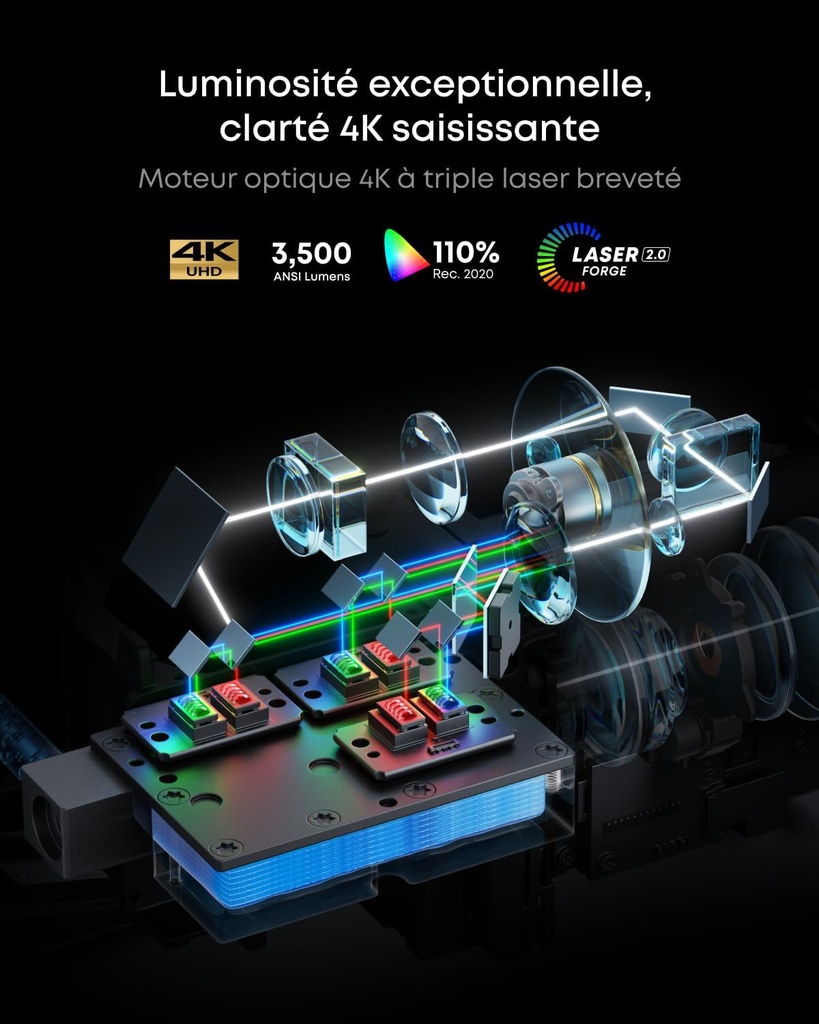 Nebula X1 | Projecteur 4K à triple laser