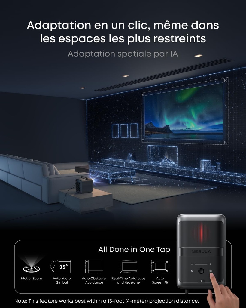 Nebula X1 | Projecteur 4K à triple laser