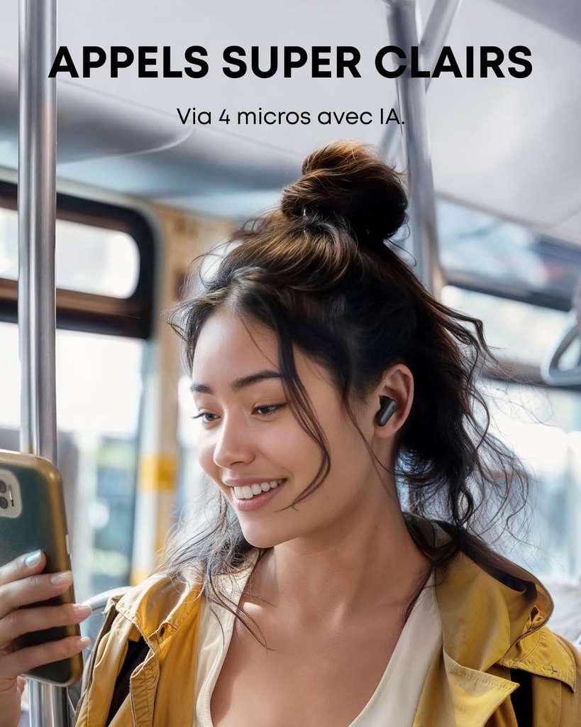 P30i | Ecouteurs Bluetooth sans Fil Black